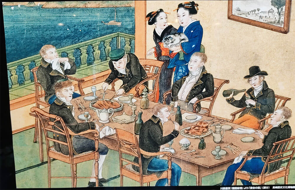 Eerste middag in Nagasaki